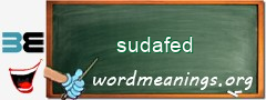WordMeaning blackboard for sudafed